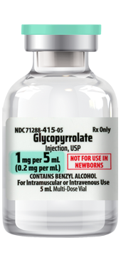 Glycopyrrolate Injection, USP 1 mg per 5 mL